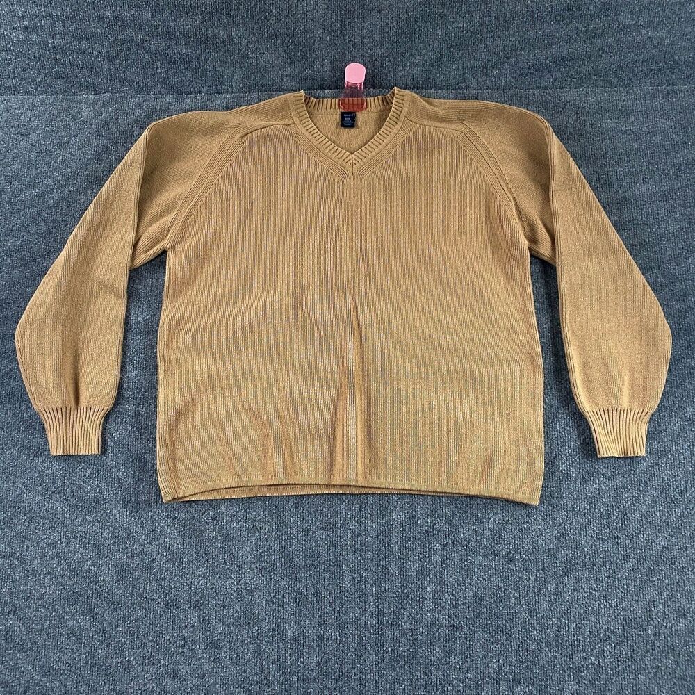 Vintage Gap Mens Brown Tan Sweater Size Medium M